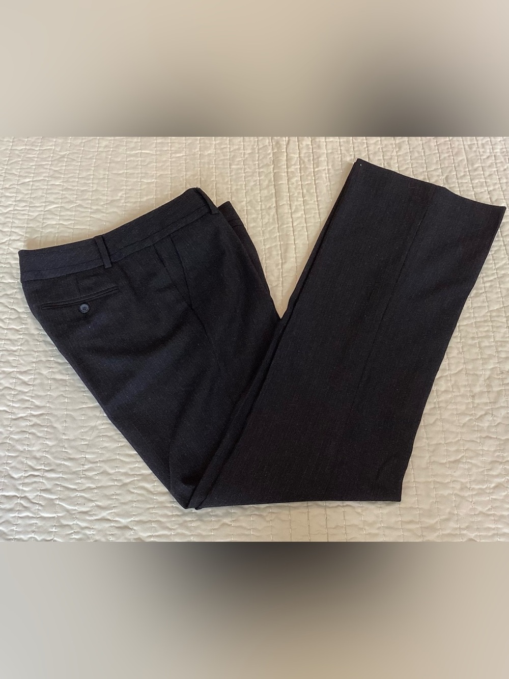 Women’s Banana Republic High Waist Wide Leg Trousers‎ Minimalist Workwear 8L